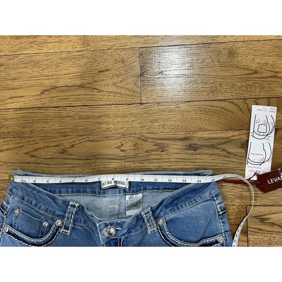 JC &JQ Distressed Straight Leg Jeans Size 13 NWT Y2K - Picture 9 of 11